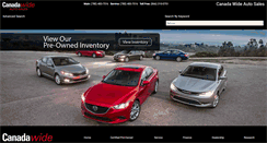 Desktop Screenshot of canadawideautosales.com